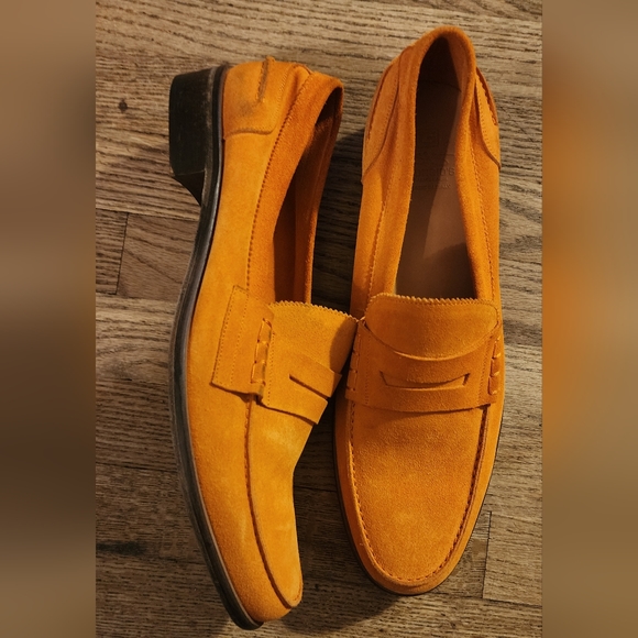 Authentic Giorgio\'s Palm Beach Luxury Loafers. Orange Velour Bisont ?DEAL! main image 8
